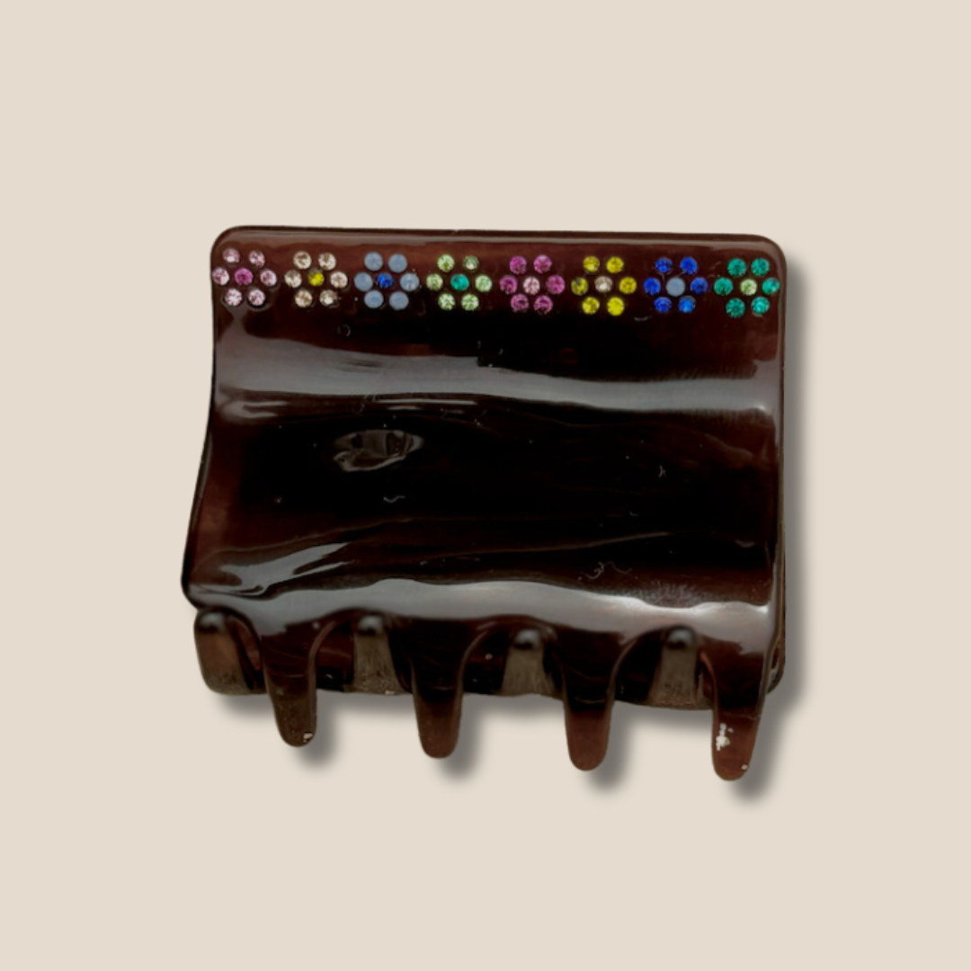 Daisy Chain Hair Clip-Tortoise