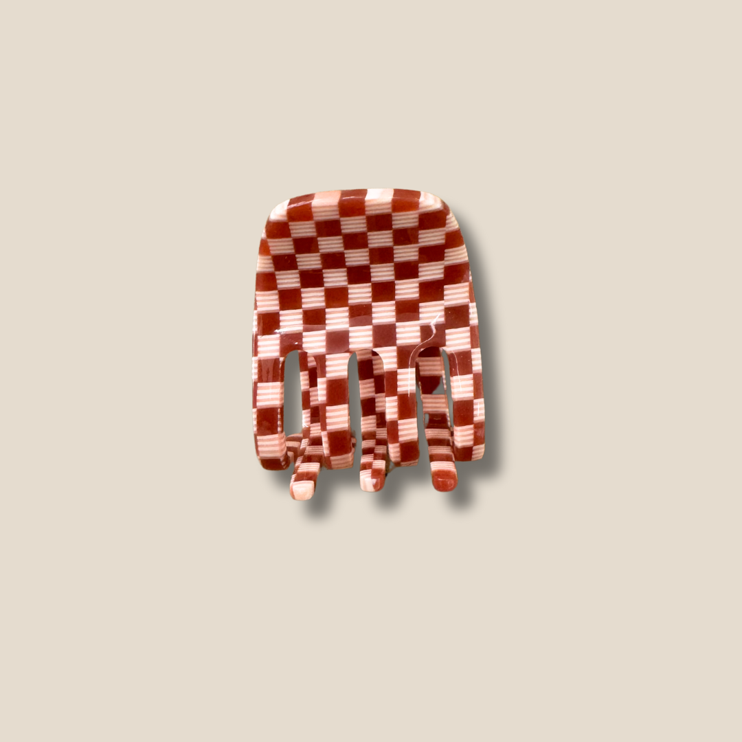 Merlot Checker Everday Mini Claw
