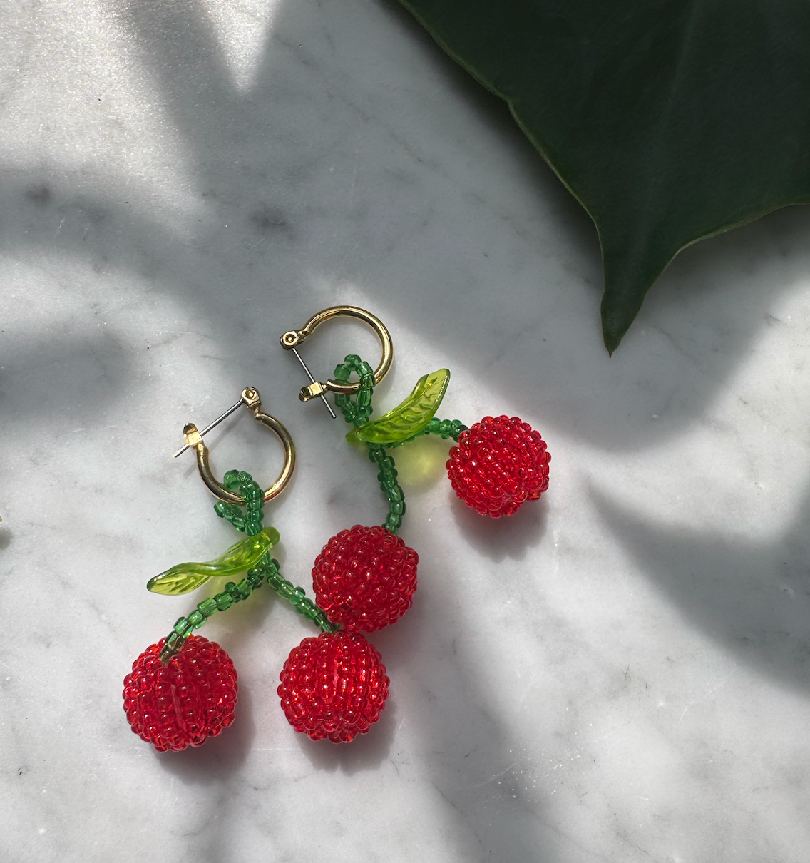 Beaded Cherry Huggies