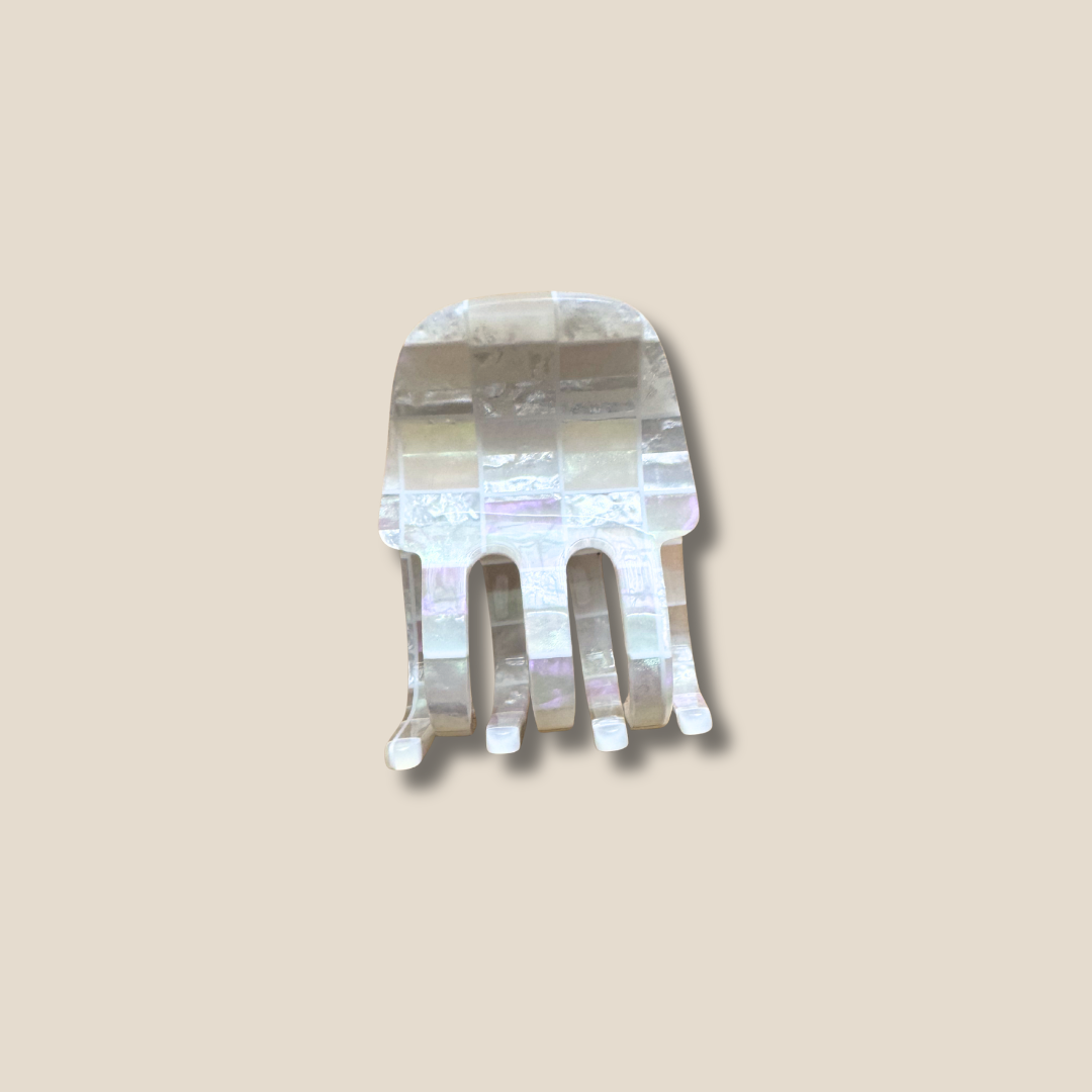 Iridescent Pearl Tile Everyday Mini Claw