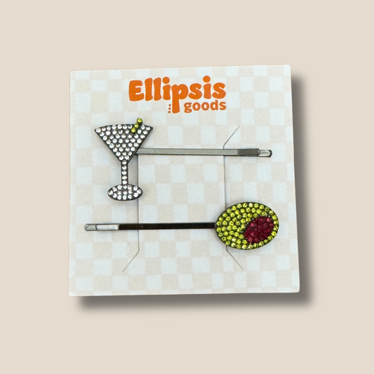 Dirty Martini Hair Pin Set