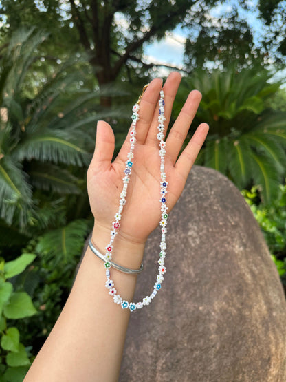 Multi Daisy Chain Necklace