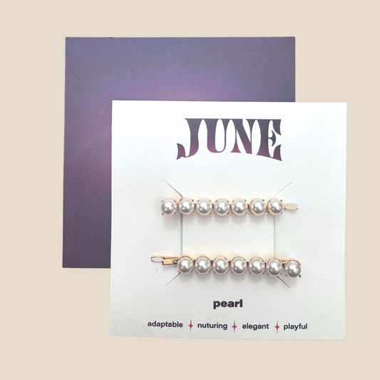 June Birthstone Hair Pins