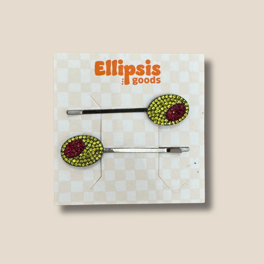 Olive Hair Pin Set