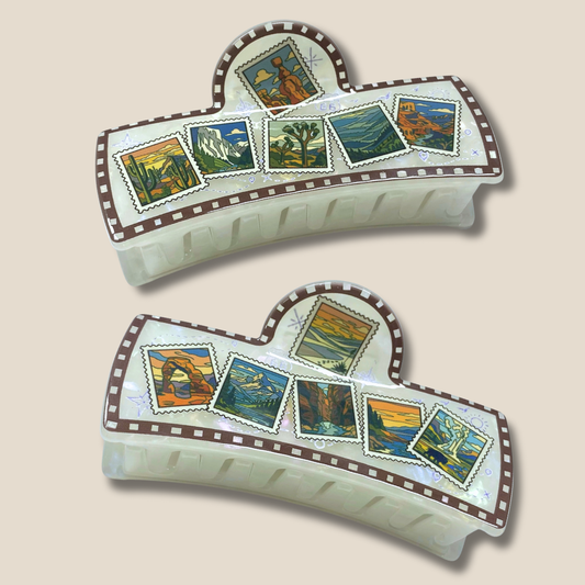 Postcards From The Parks Hair Claw