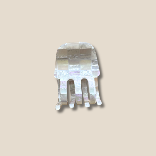 Iridescent Pearl Tile Everyday Mini Claw
